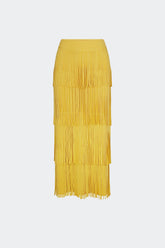 Za Za Knit Fringe Skirt | Simon Miller BUTTER