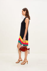 Bowie Fringe Mini Dress | Simon Miller Black Multi