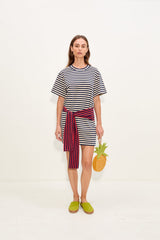 Lottie T-Shirt Dress | Simon Miller Navy Stripe Combo