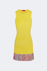 Etta Knit Dress | Simon Miller Chartreuse