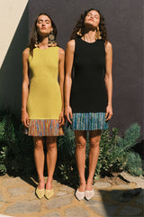 Etta Knit Dress | Simon Miller Chartreuse