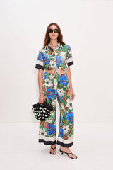 Nella Wide Leg Pant | Simon Miller Tropical Floral Print Combo