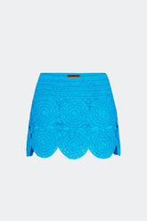 Beep Beep Mini Skirt | Simon Miller Adriatic Blue