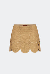 Beep Beep Mini Skirt | Simon Miller NATURAL