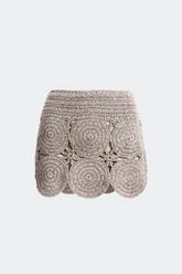 Beep Beep Mini Skirt | Simon Miller SATELLITE SILVER