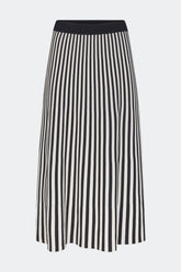 Clancy Knit Maxi Skirt | Simon Miller Black/White Stripe