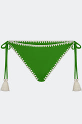 Bwai Embroidered Bikini Bottom | Simon Miller Grass Green
