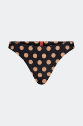 Bwai Bikini Bottom | Simon Miller Black/Tan Polka Dot