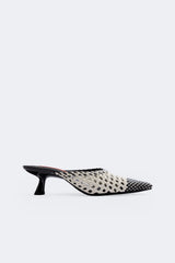 Woven Gala Mule | Simon Miller Black/White