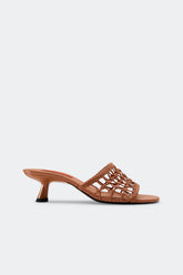 Knotted Beep Heel | Simon Miller Chestnut
