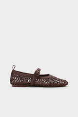 Knotted Riad Flat | Simon Miller CHOCOLATE