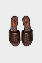 Woven Salerno Sandal | Simon Miller Chocolate