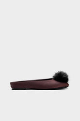 Pom Pom Riad Mule | Simon Miller Espresso