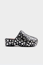 Studded Bubble Clog | Simon Miller BLACK/SILVER