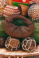 SIMONMILLER Raffia Lopsy Bag | Simon Miller CHOCOLATE