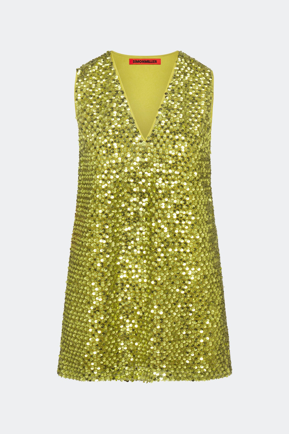 Fountain Sequin Dress | Simon Miller Metallic Pear