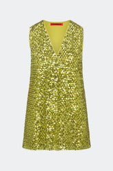 Fountain Sequin Dress | Simon Miller Metallic Pear
