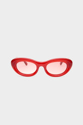 SM X DELARGE MIRAGE SUNGLASSES | Simon Miller MILKY RED