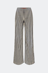 Pia Poplin Pant | Simon Miller BLACK/WHITE STRIPE