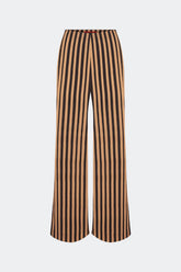 Pia Poplin Pant | Simon Miller Black/Tan Stripe