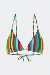 Bwai Bikini Top | Simon Miller Vibrant Multi Stripe
