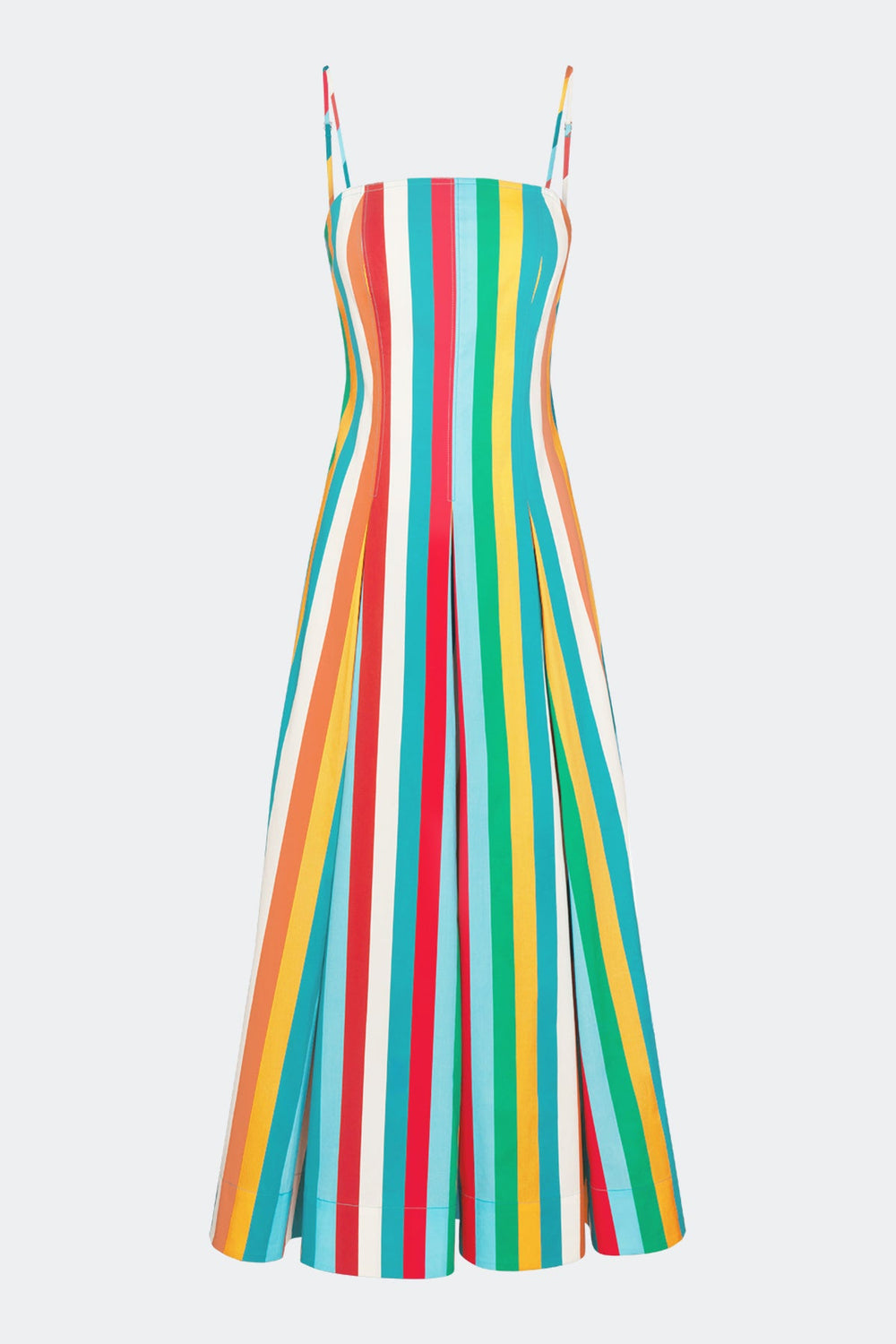 Astrid Poplin Dress | Simon Miller Vibrant Multi Stripe