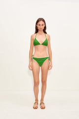 Bwai Embroidered Bikini Top | Simon Miller Grass Green