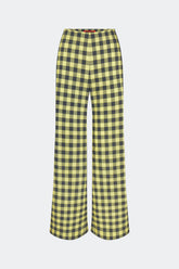 Pia Poplin Pant | Simon Miller Peridot/Ebony Gingham