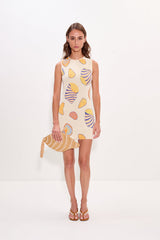 Axon Sleeveless Mini Dress | Simon Miller Vibrant Shell