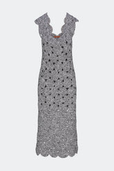 Muro Crochet Dress | Simon Miller Black/White Space Dye