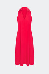 Nava Poplin Midi Dress | Simon Miller CHERRY RED