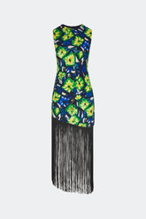 Casablanca Fringe Dress | Simon Miller Abstract Floral