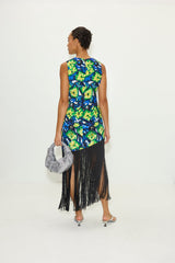 Casablanca Fringe Dress | Simon Miller Abstract Floral