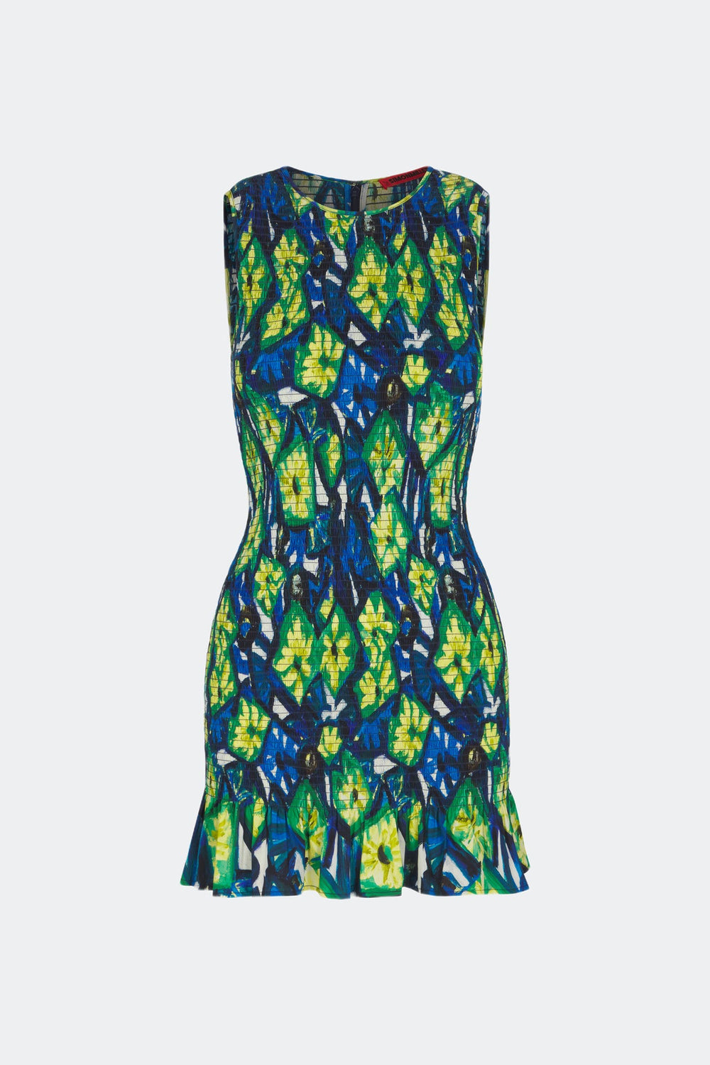 Belle Smocked Mini Dress | Simon Miller Abstract Floral
