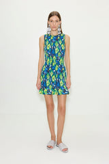 Belle Smocked Mini Dress | Simon Miller Abstract Floral