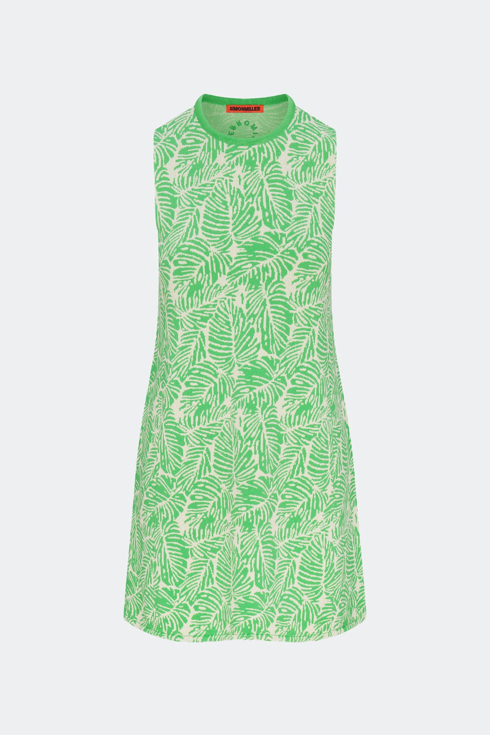 Zana Knit Mini Dress | Simon Miller GUMMY GREEN PALM LEAF