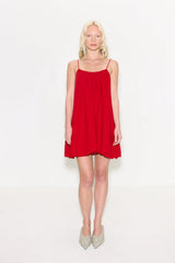 Cleo Crepe Mini Dress | Simon Miller LUCKY RED
