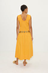 Zini Poplin Dress | Simon Miller Sherbet Orange