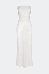 Sculpty Strapless Piano Sequin Dress | SIMONMILLER | Simon Miller MACADAMIA