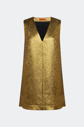 Fountain Metallic Mini Dress | Simon Miller STAR GOLD