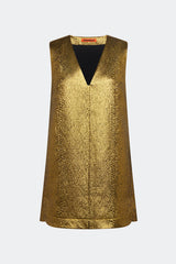 Fountain Metallic Mini Dress | Simon Miller STAR GOLD