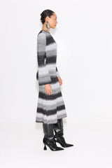 Axon Knit Dress | Simon Miller BLACK/MACADAMIA MULTI