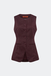 Del Mar Vest | Simon Miller BORDEAUX