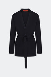 Max Belted Knit Cardigan | Simon Miller BLACK