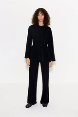 Max Belted Knit Cardigan | Simon Miller BLACK