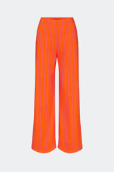 Pia Poplin Pant | Simon Miller HIBISCUS/TANGERINE STRIPE