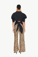 Pia Poplin Pant | Simon Miller CHEETAH