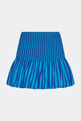 Sancho Poplin Skirt | Simon Miller TONAL BLUE STRIPE