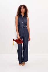 Pia Chambray Pant | Simon Miller Indigo