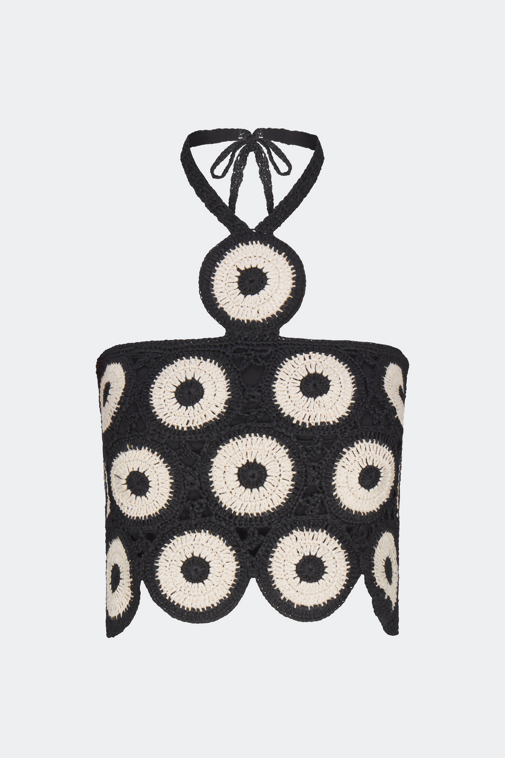 Atlas Crochet Top | Simon Miller Cream/Black